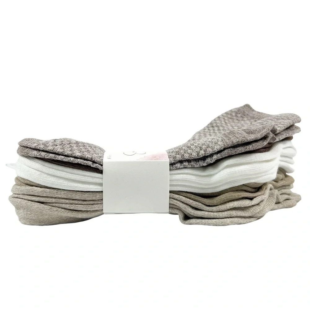 Jessica Simpson 8 Pairs Quarter Socks NEW